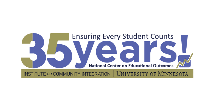 NCEO's 35th anniversary logo, which contains the wordmarks of ICI and the University of Minnesota.